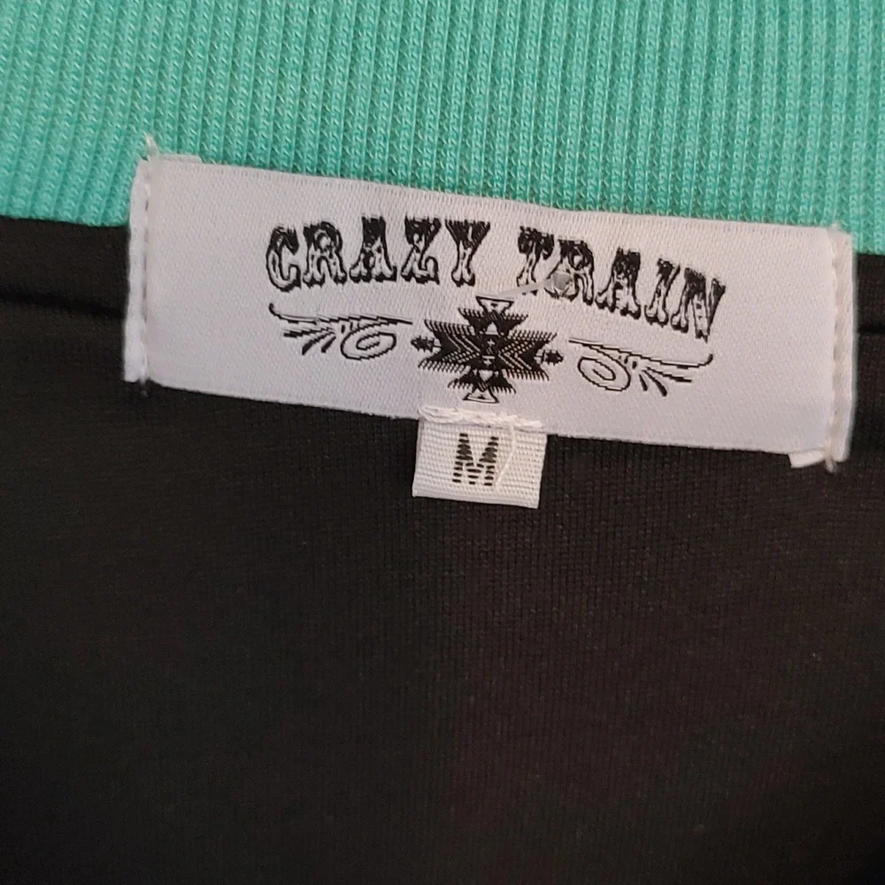 Crazy Train Serape Bomber jacket women's size Medium - Picture 2 of 3